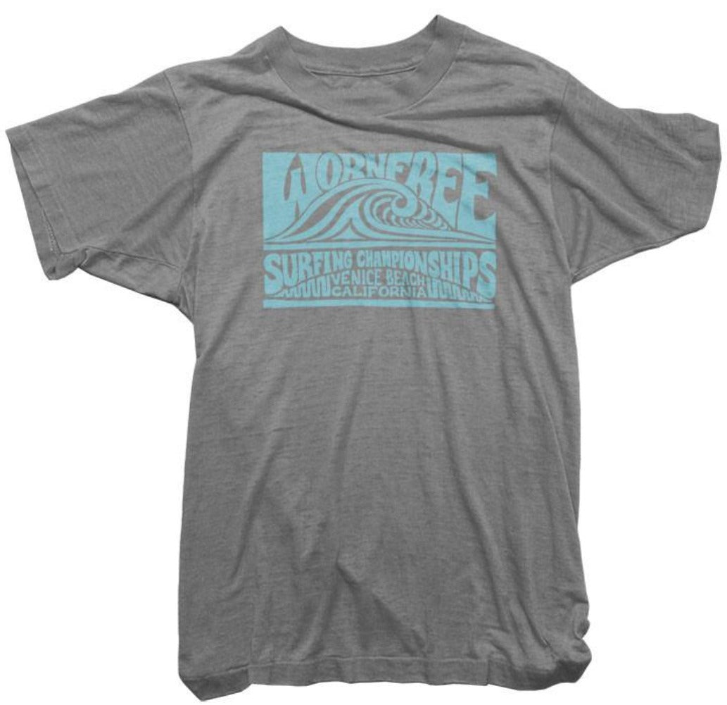 Free T-Shirt Vintage Surf Tee - Worn