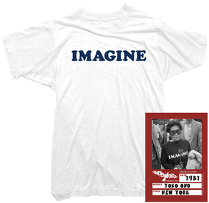 Yoko Ono T-Shirt -John Lennon Imagine Tee worn by Yoko Ono