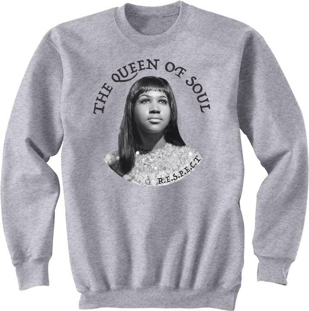 Aretha Franklin Sweat Shirt - Queen of Soul  Sweat Shirt