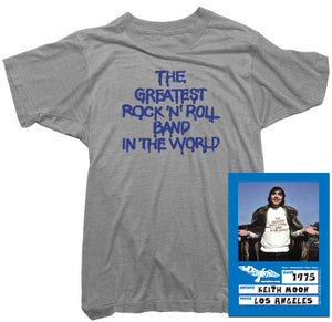 Keith Moon T-shirt - Rock N Roll Tee worn by Keith Moon