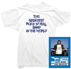 Keith Moon T-shirt - Rock N Roll Tee worn by Keith Moon