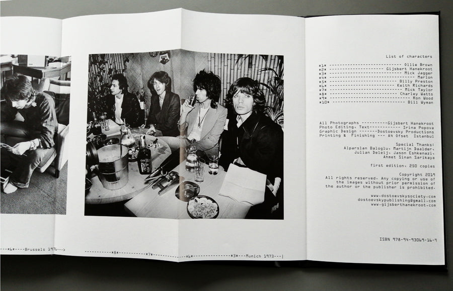 The Rolling Stones Photo Book signed by Gijsbert Hanekroot